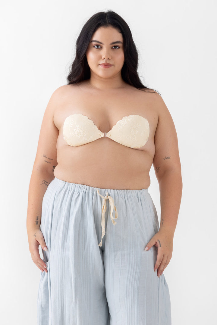 Lace of Love | Invisible Lift Bra-Beige