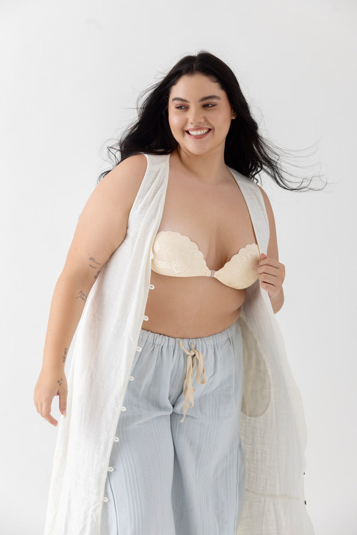 Lace of Love | Invisible Lift Bra-Beige