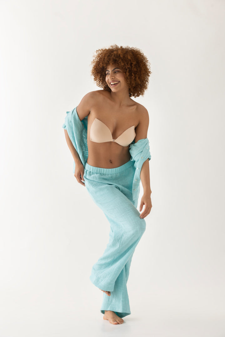 Minty Cyan lounge Trouser