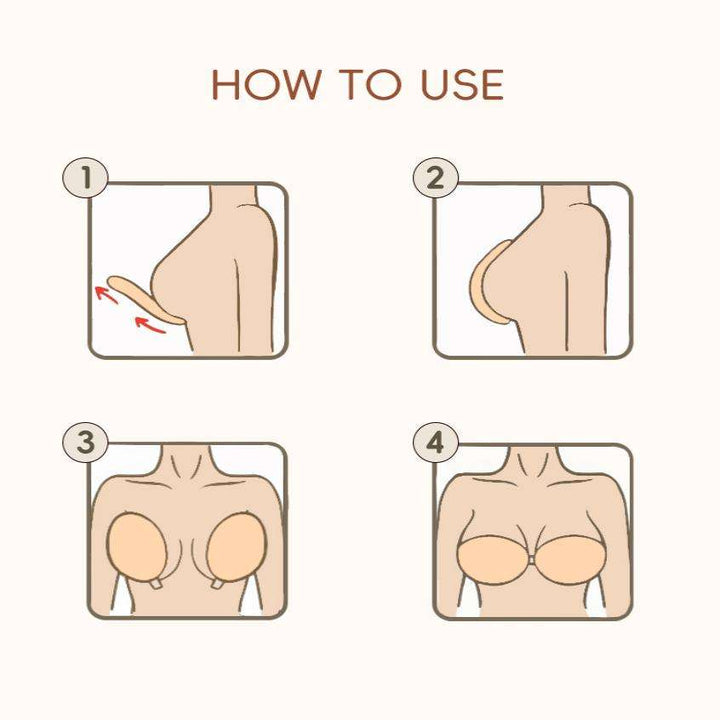 Hemming Adhesive Bra-Black