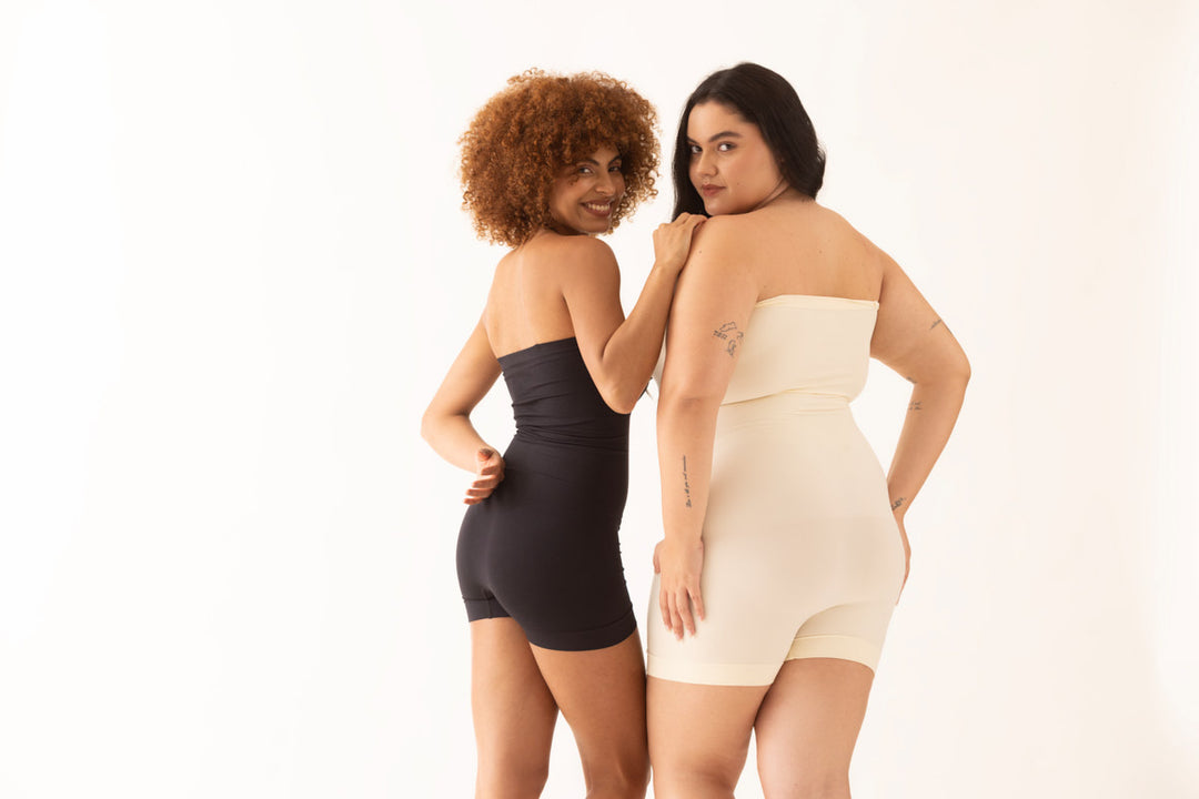 Removable Straps Butt Lift Waist Shaper Seamless-Off White