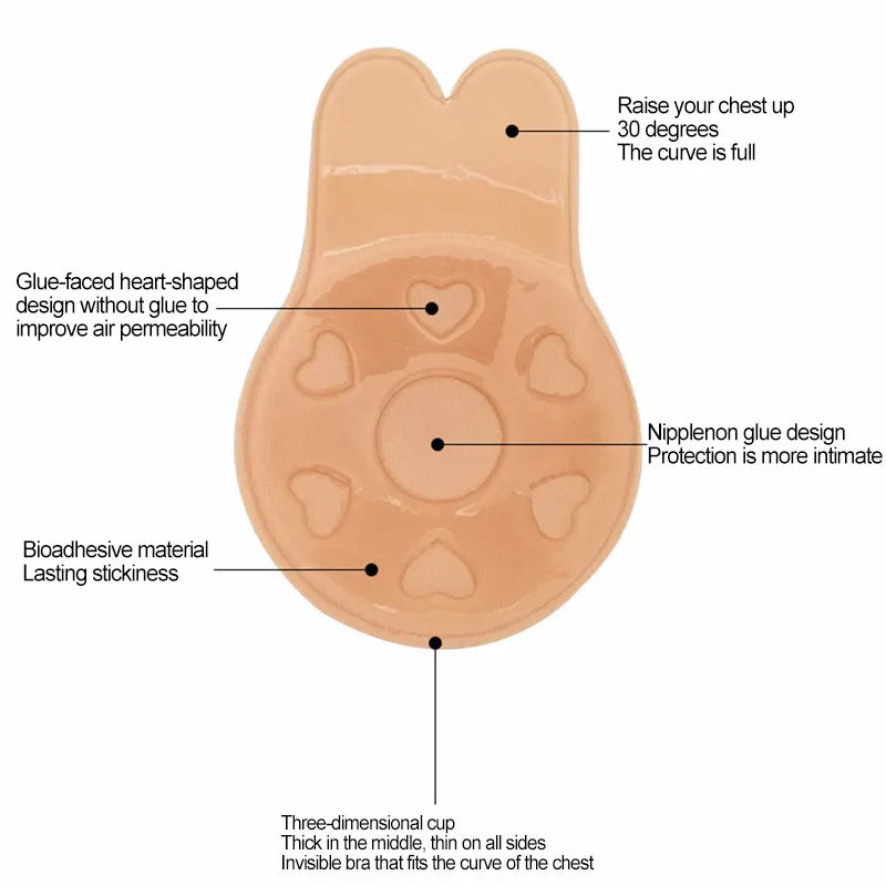 The Bunny Lift Pasties – Instant Lift &amp; Invisible Support
