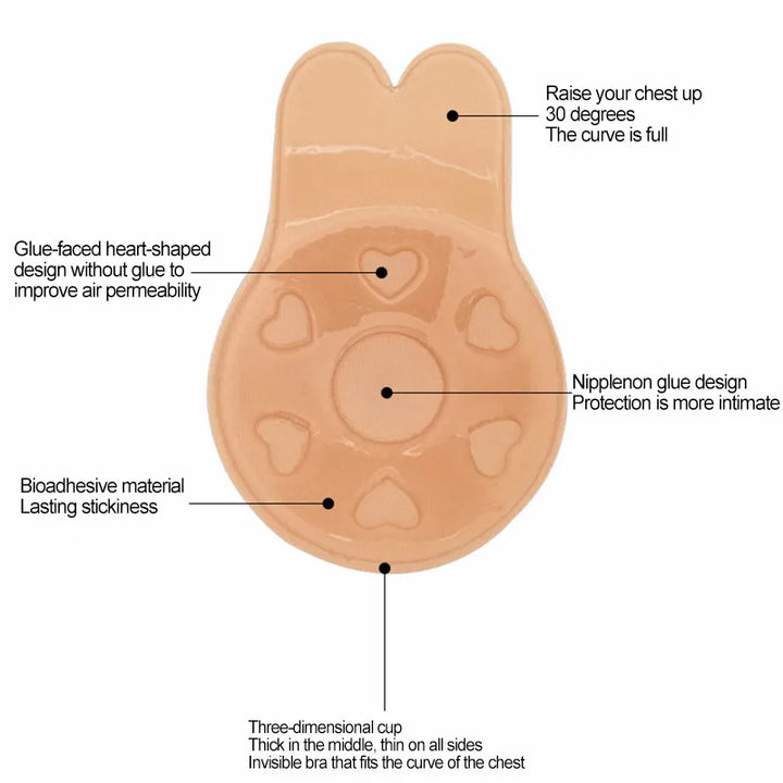 The Bunny Lift Pasties – Instant Lift &amp; Invisible Support