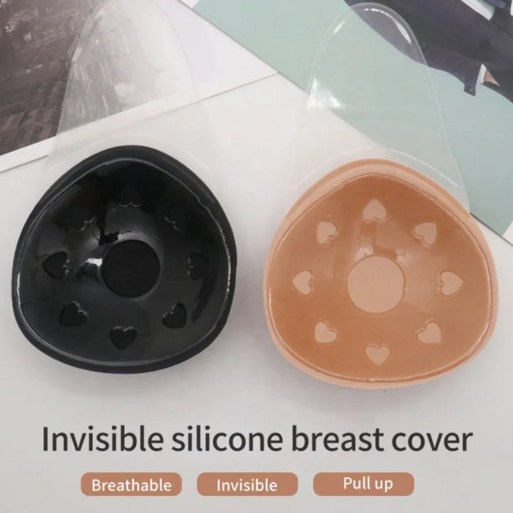 Infinity Lift Pasties – Seamless Reusable Adhesive Black