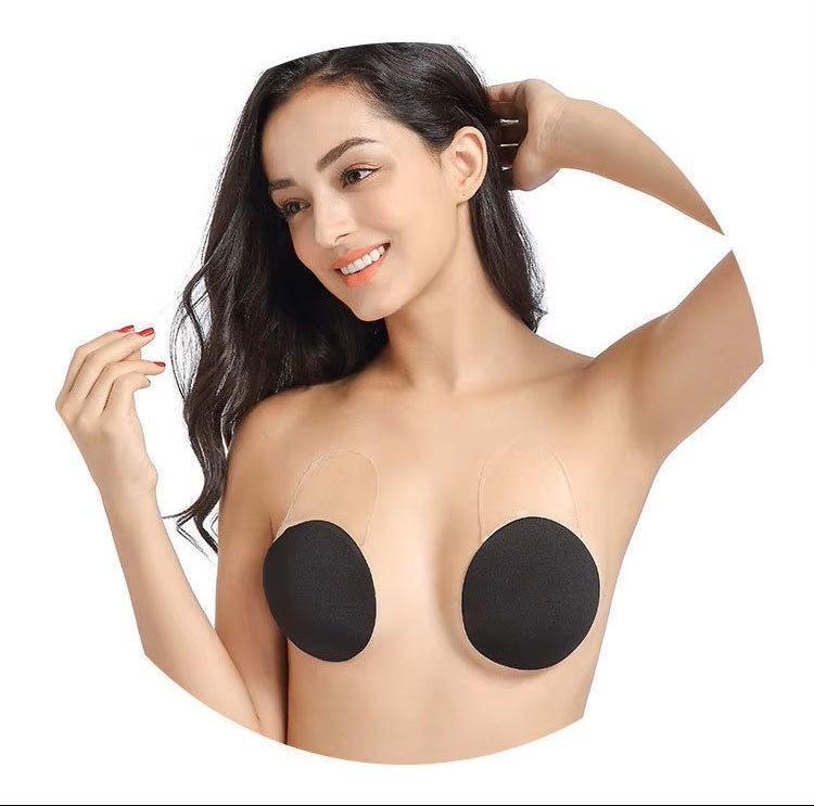 Infinity Lift Pasties – Seamless Reusable Adhesive Black