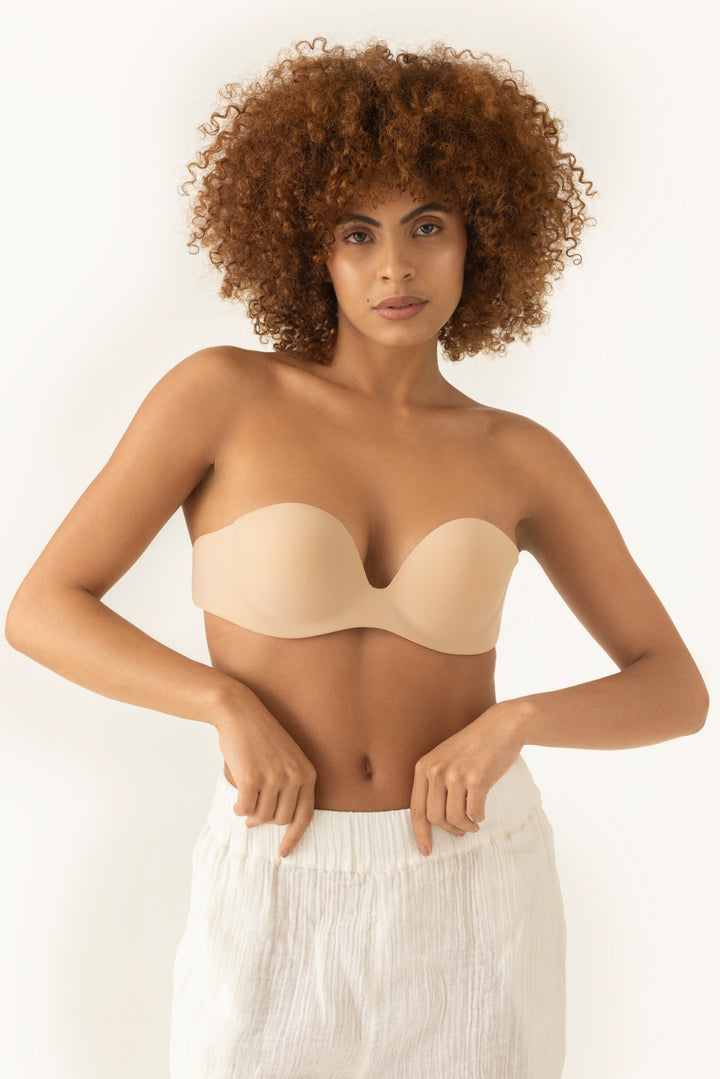 Inmost Adhesive Push-Up Bra-Nude