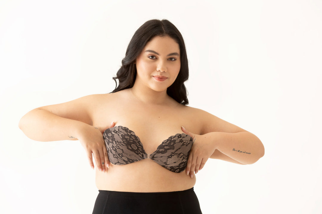 Lace of Love | Invisible Lift Bra-Black