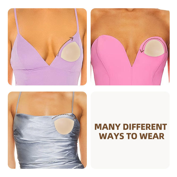 Semi-round silicone nipple cover